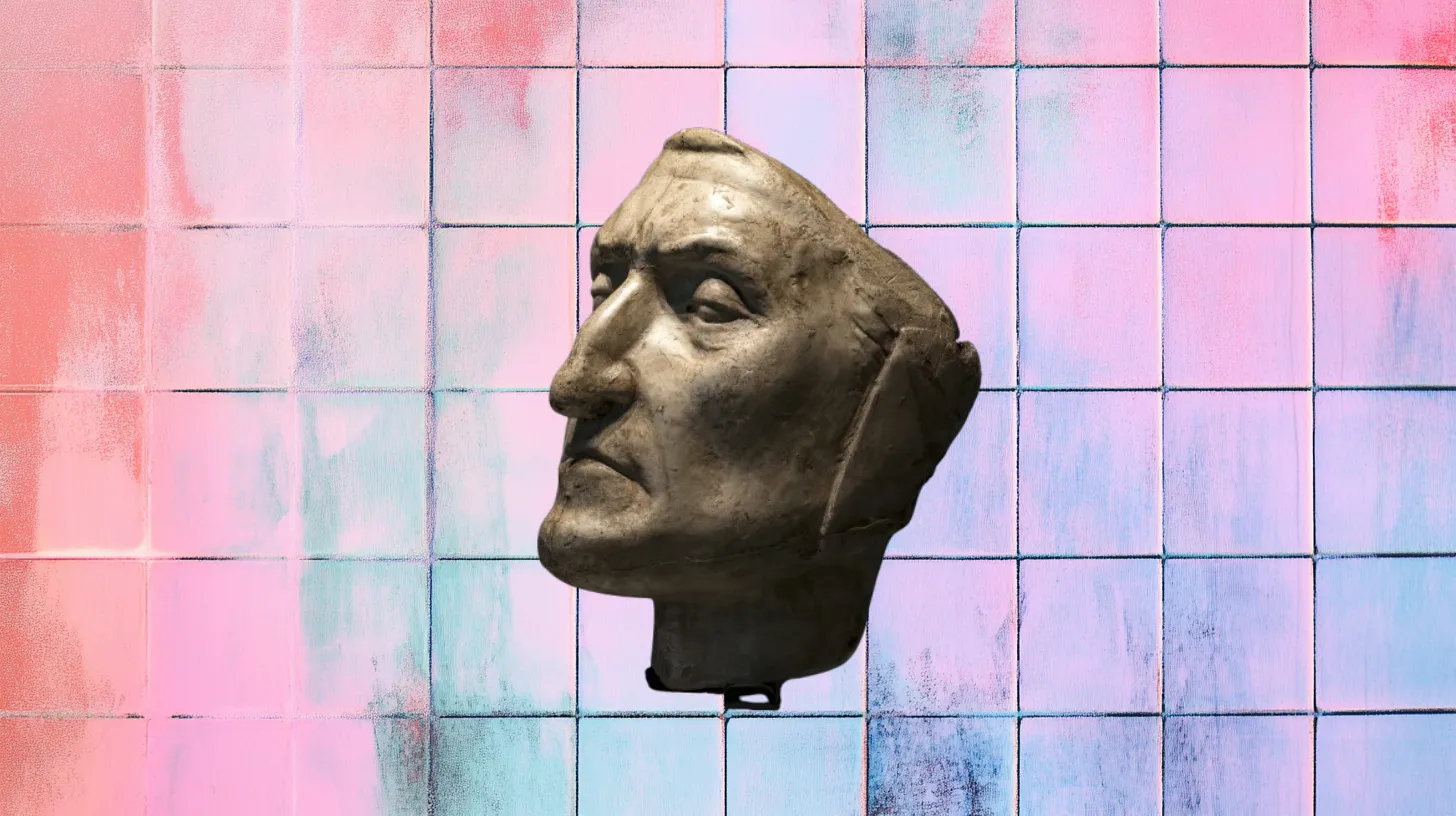 © History Oasis Dante Alighieri Death Mask