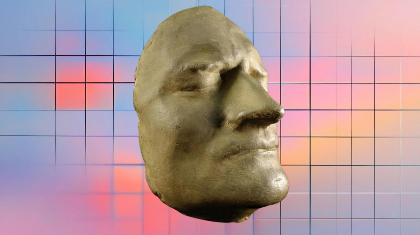 © History Oasis Isaac Newton Death Mask