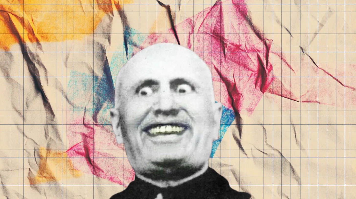 © History Oasis Benito Mussolini Death Mask