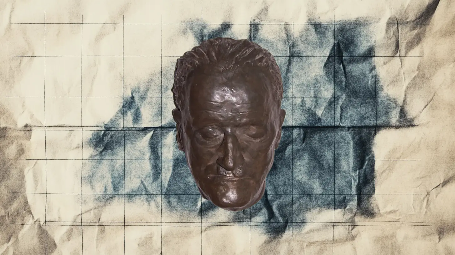 © History Oasis James Joyce Death Mask