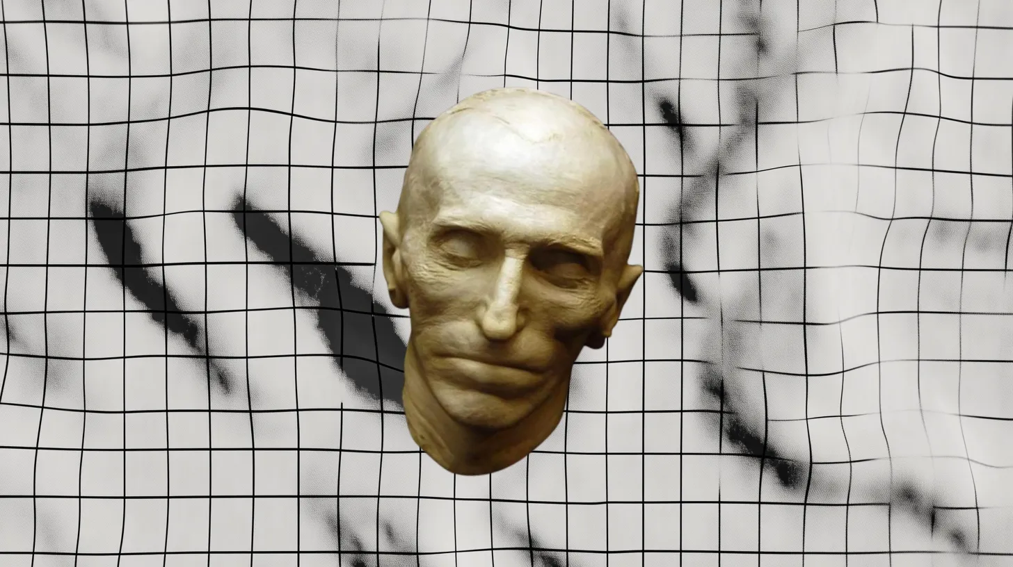 © History Oasis Nikola Tesla Death Mask
