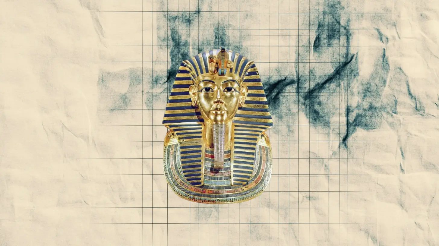 © History Oasis Tutankhamun Death Mask