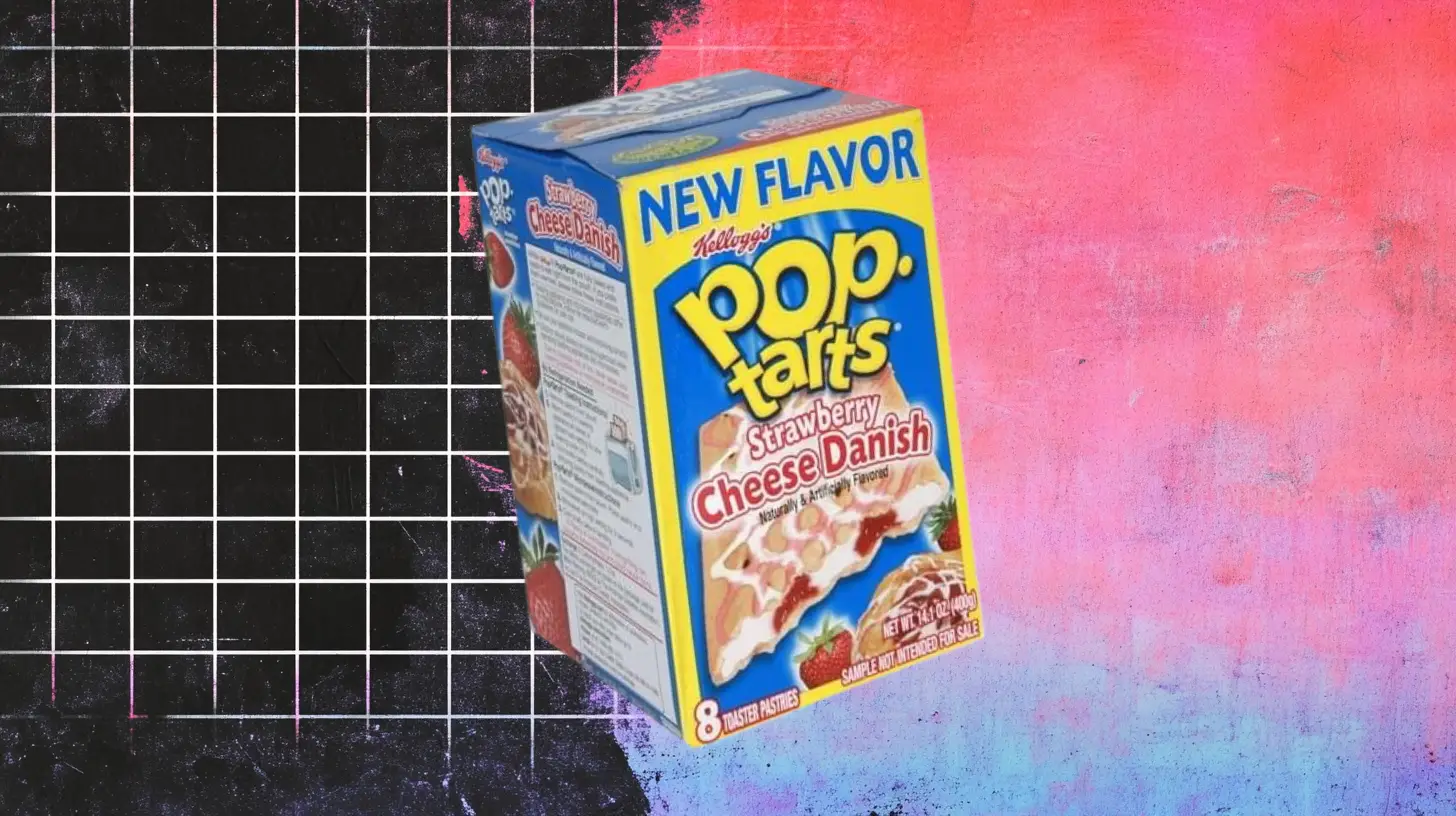 Kellogg's Strawberry Cheese Danish Pop Tarts