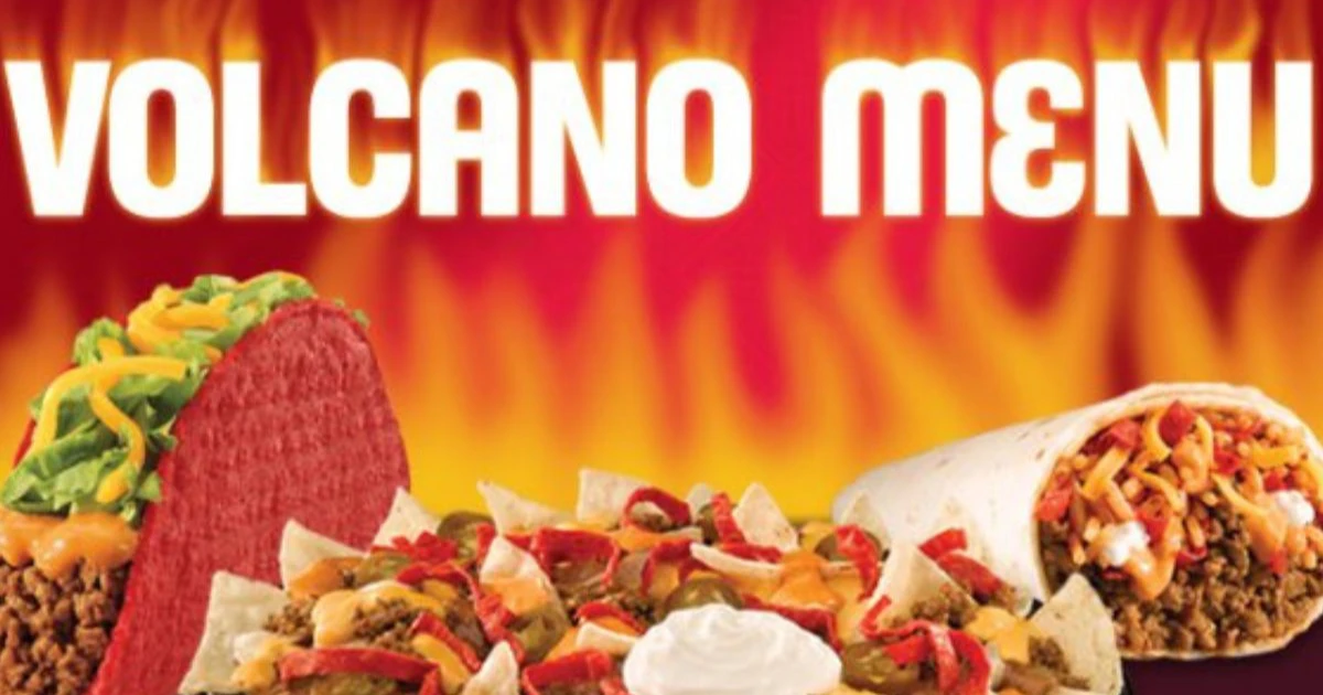 Taco Bell Taco Bell Volcano Menu