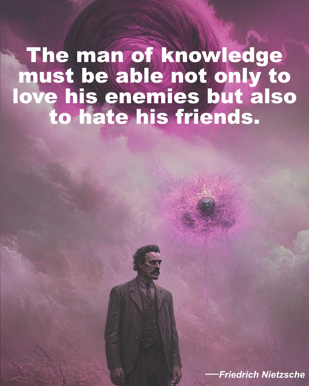 Friedrich Nietzsche Quote The Man Of Knowledge