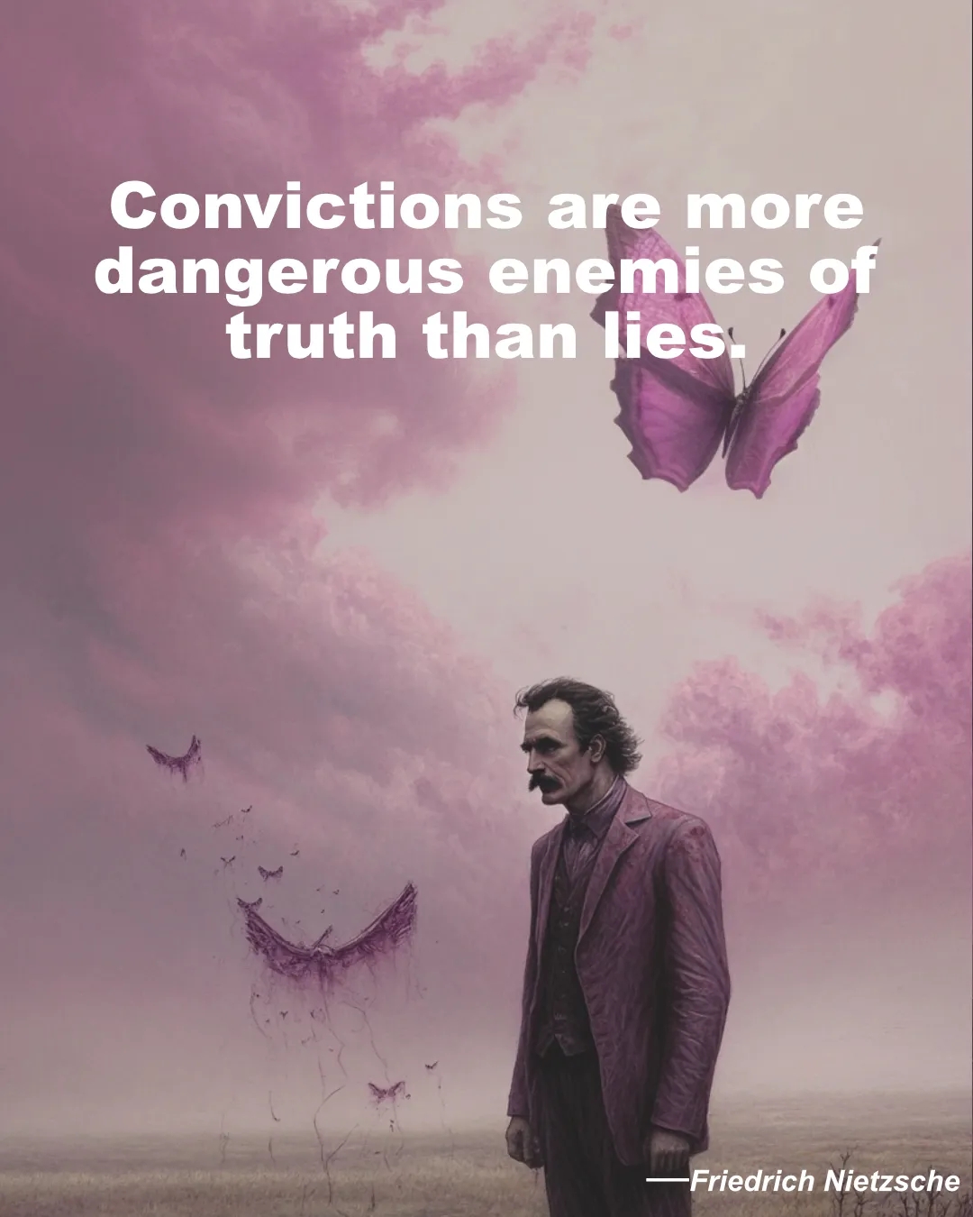 Friedrich Nietzsche Quote Convictions Are More Dangerous Enemies Of Truth Than Lies.