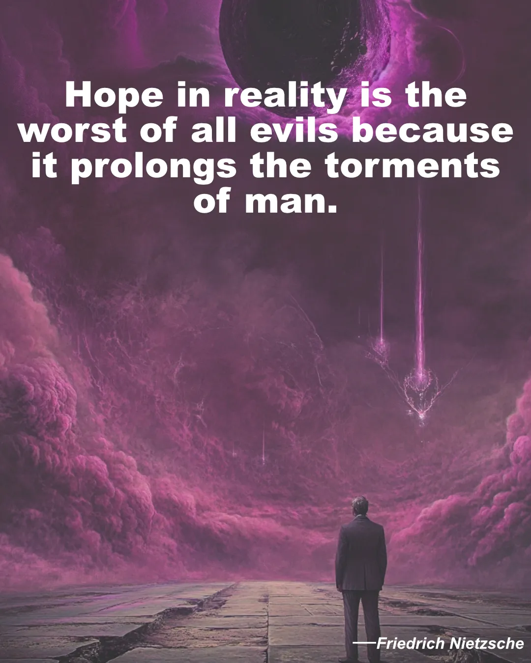 Friedrich Nietzsche Quote Hope In Reality Is The Worst Of All Evils