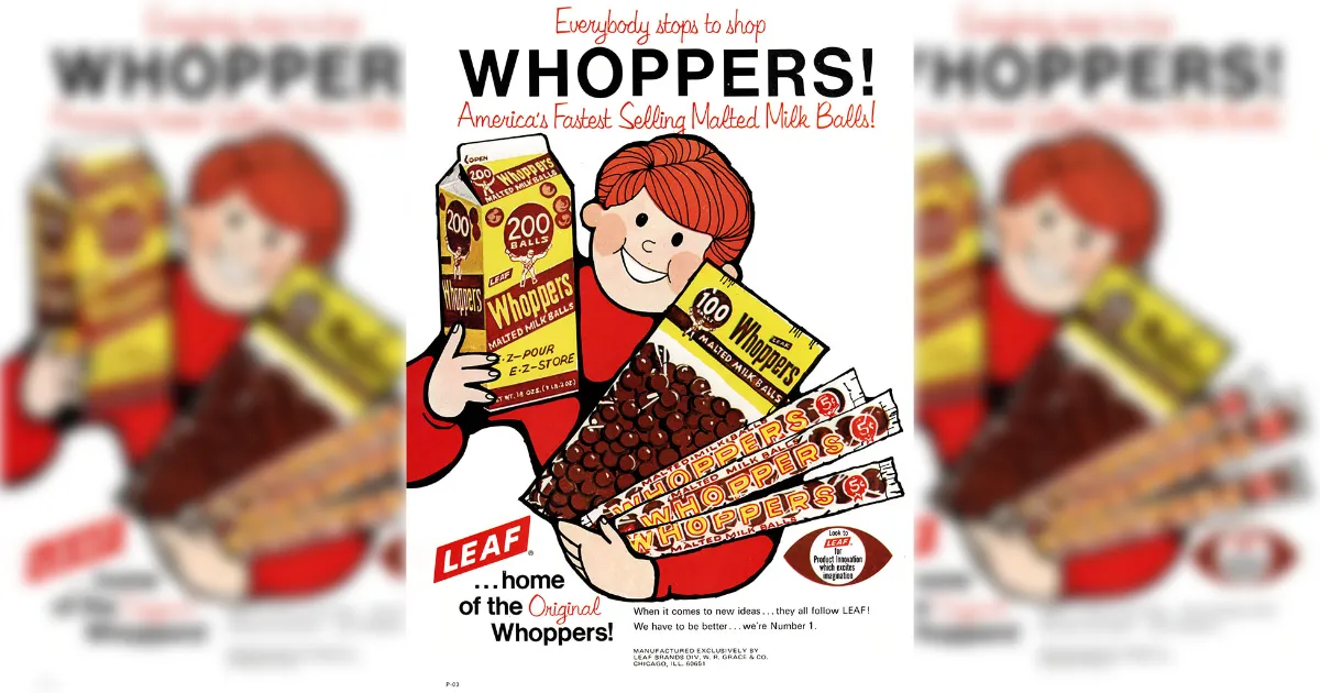 Vintage Whoppers Ad