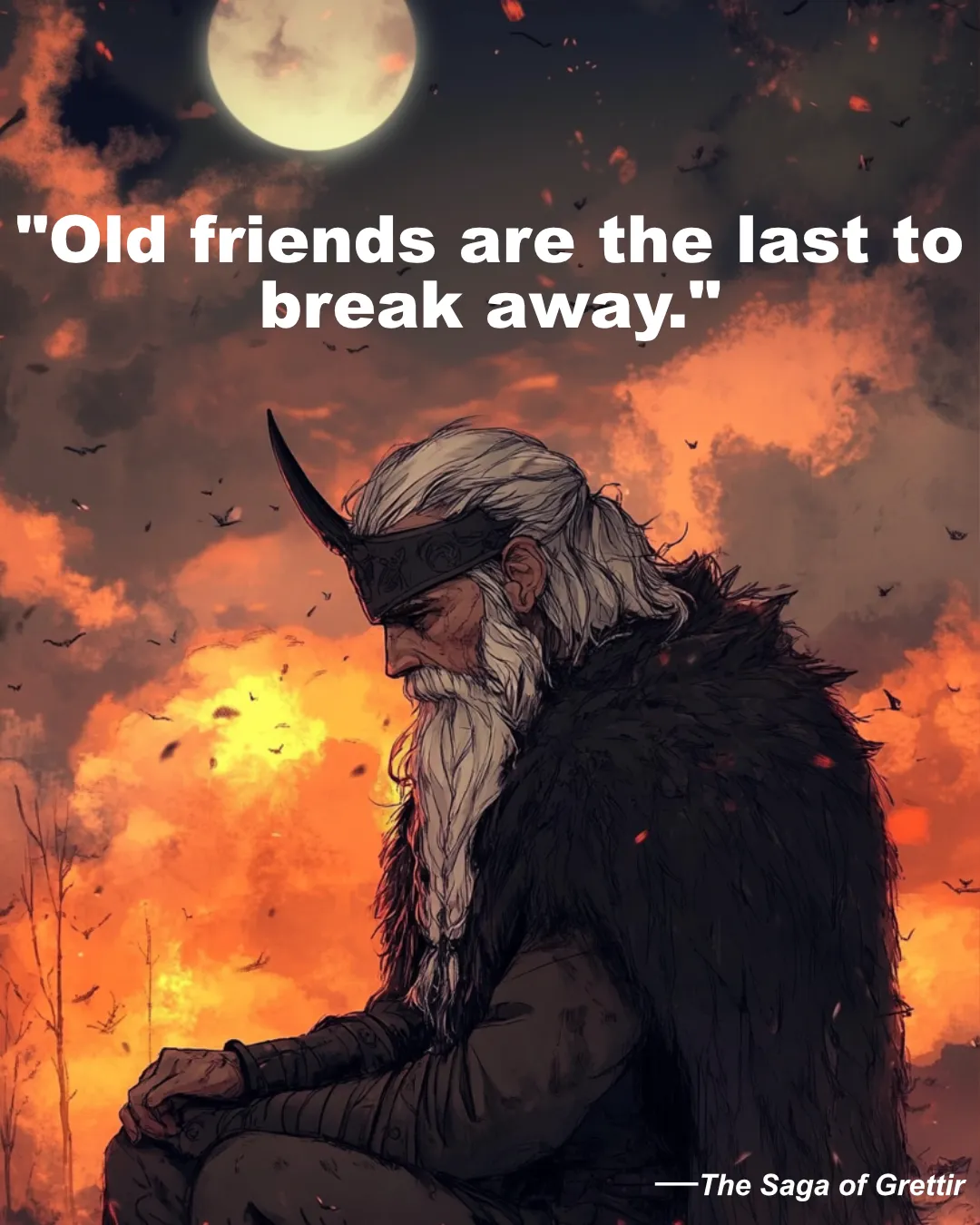 Old Friends Are The Last To Break Away.