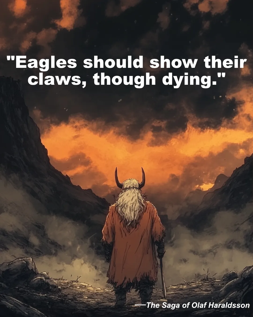 Eagles Should Show Their Claws Though Dying.