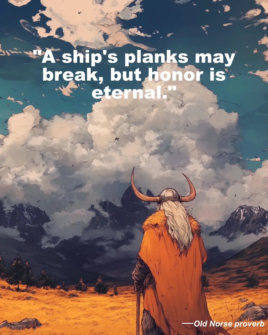 A Ship S Planks May Break But Honor Is Eternal