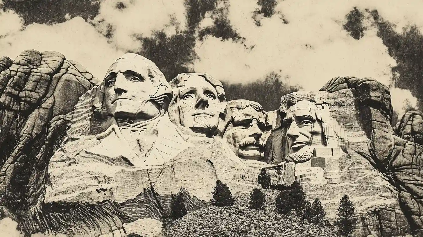 Sculpture Of Mount Rushmore