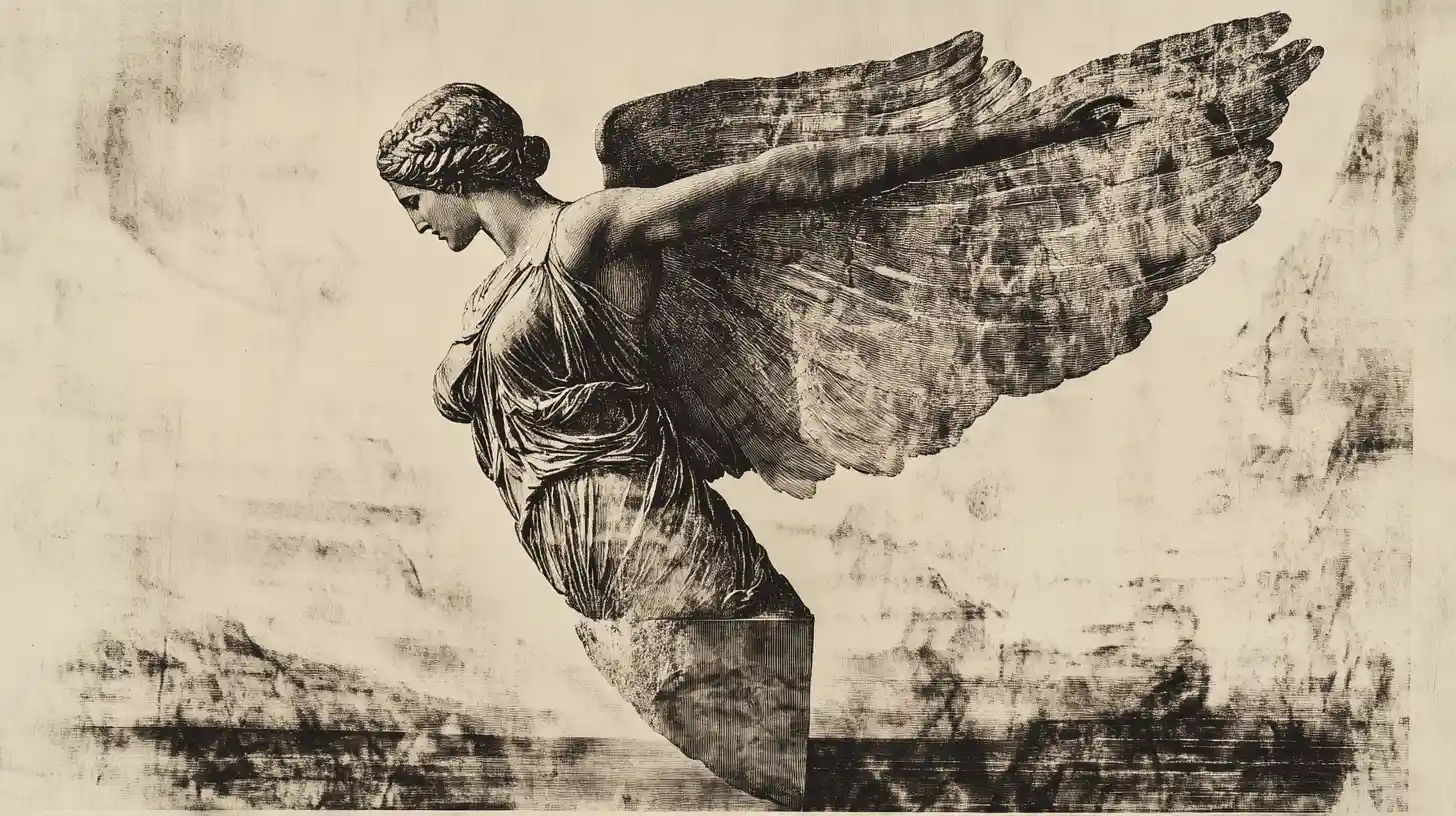 Sculpture Of Winged Victory Of Samothrace