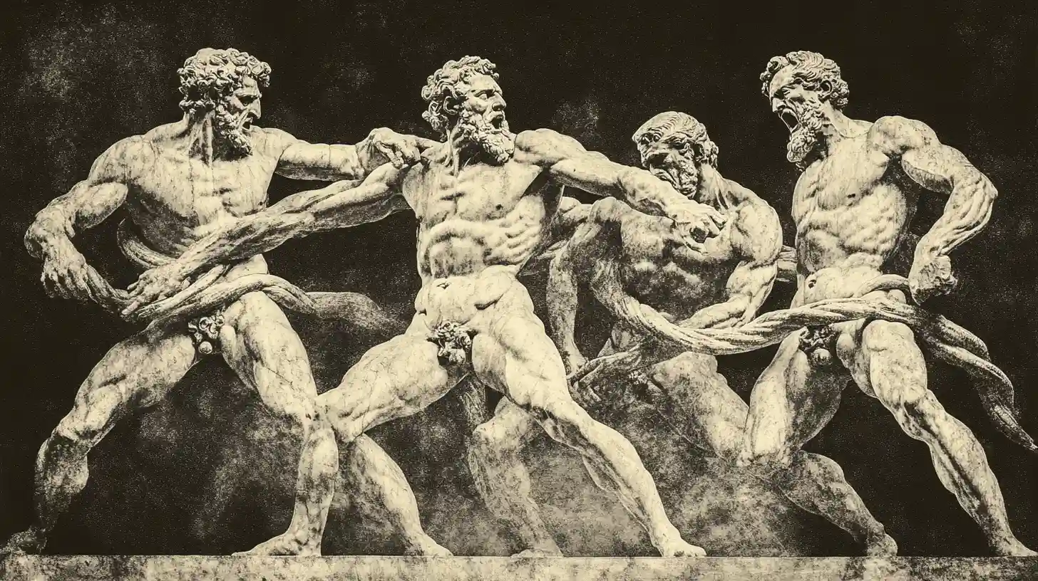 Sculpture Of Laocoo N And His Sons