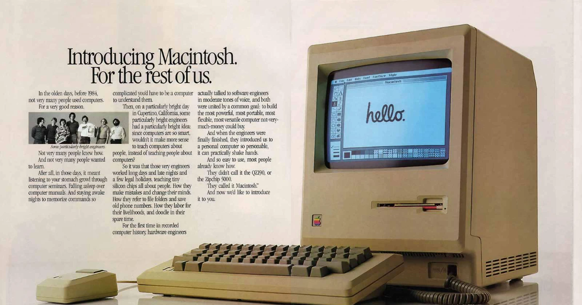 Apple Inc. The Computer For The Rest Of Us Apple Slogan