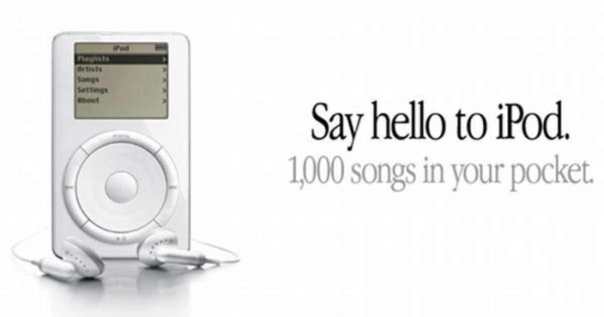 Apple Inc. IPod. 1000 Songs In Your Pocket. Apple Slogan