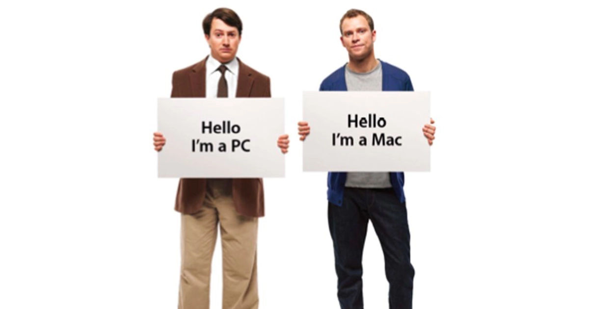 Apple Inc. Hello I M A Mac And I M A PC Apple Slogan