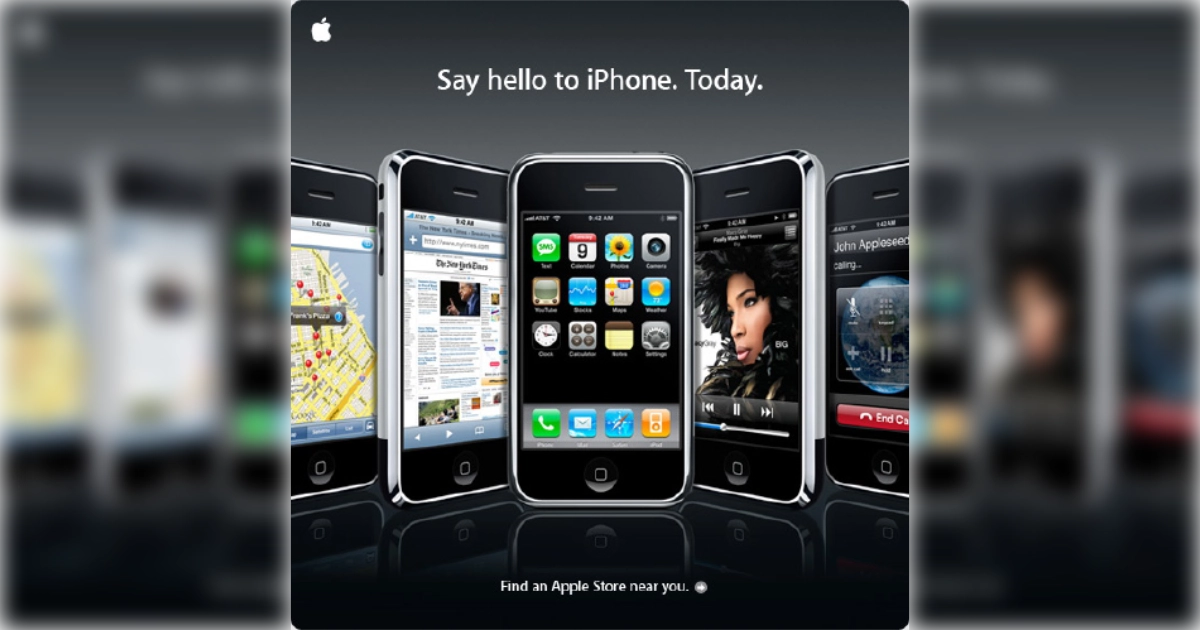 Apple Inc. Say Hello To IPhone Apple Slogan