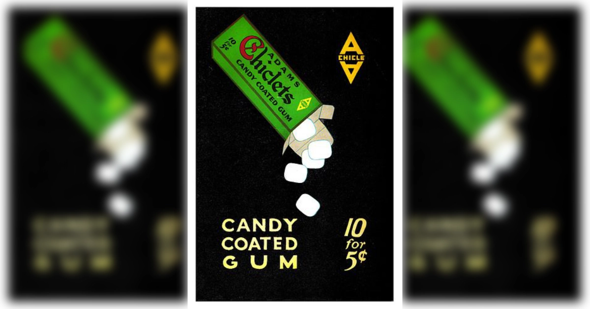 Chiclets Vintage Ad