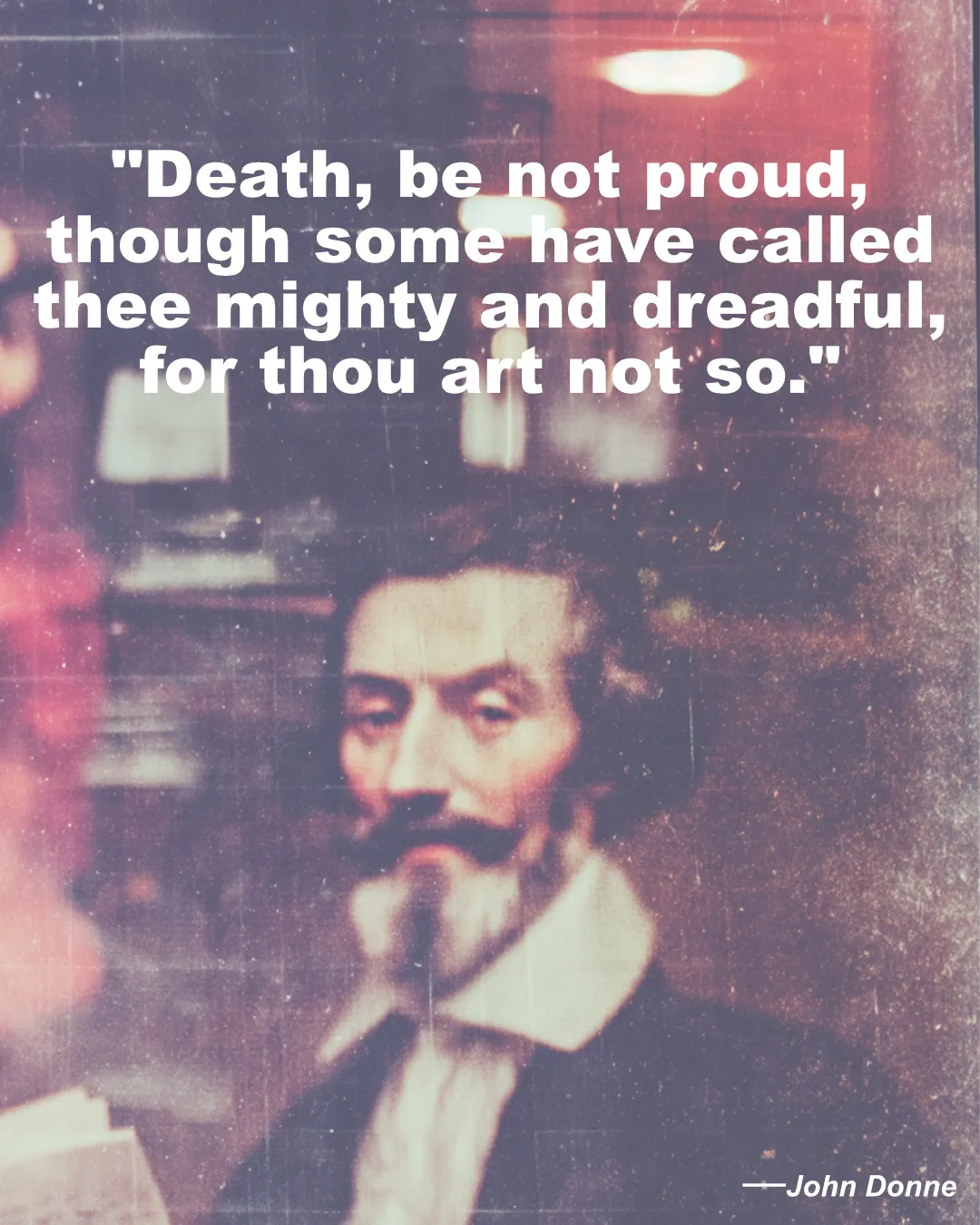 Death Be Not Proud John Dunne Quote