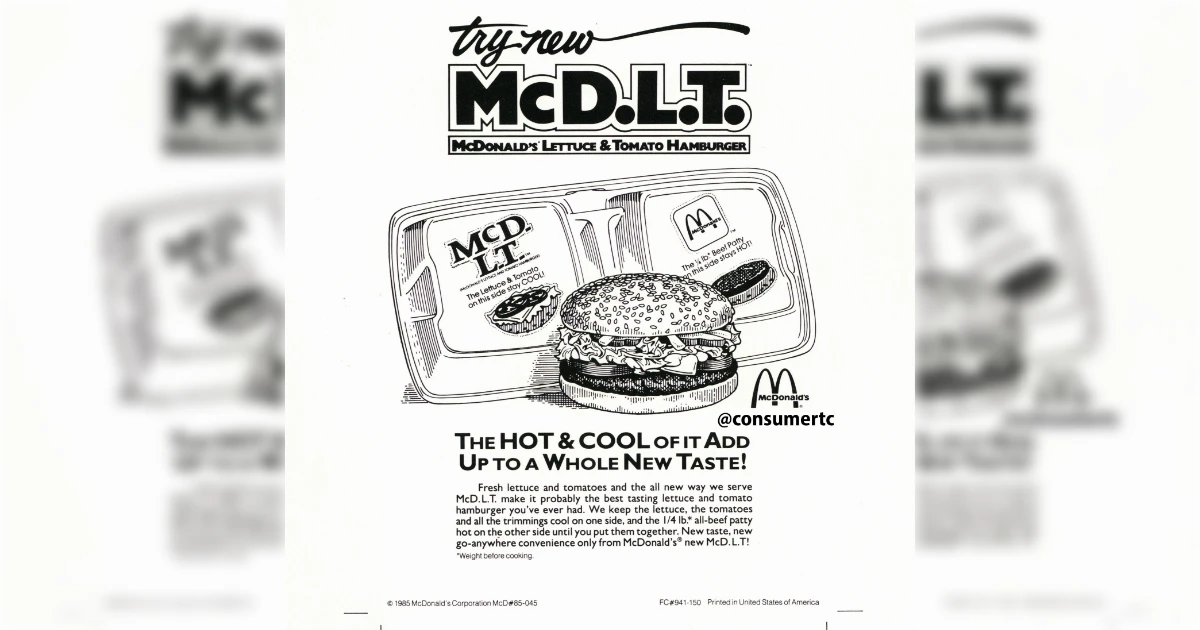 McDonald's McDonald S McDLT