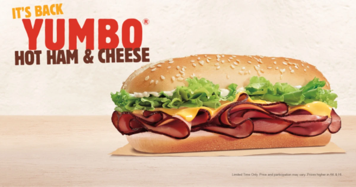 Burger King Burger King S Yumbo Sandwich