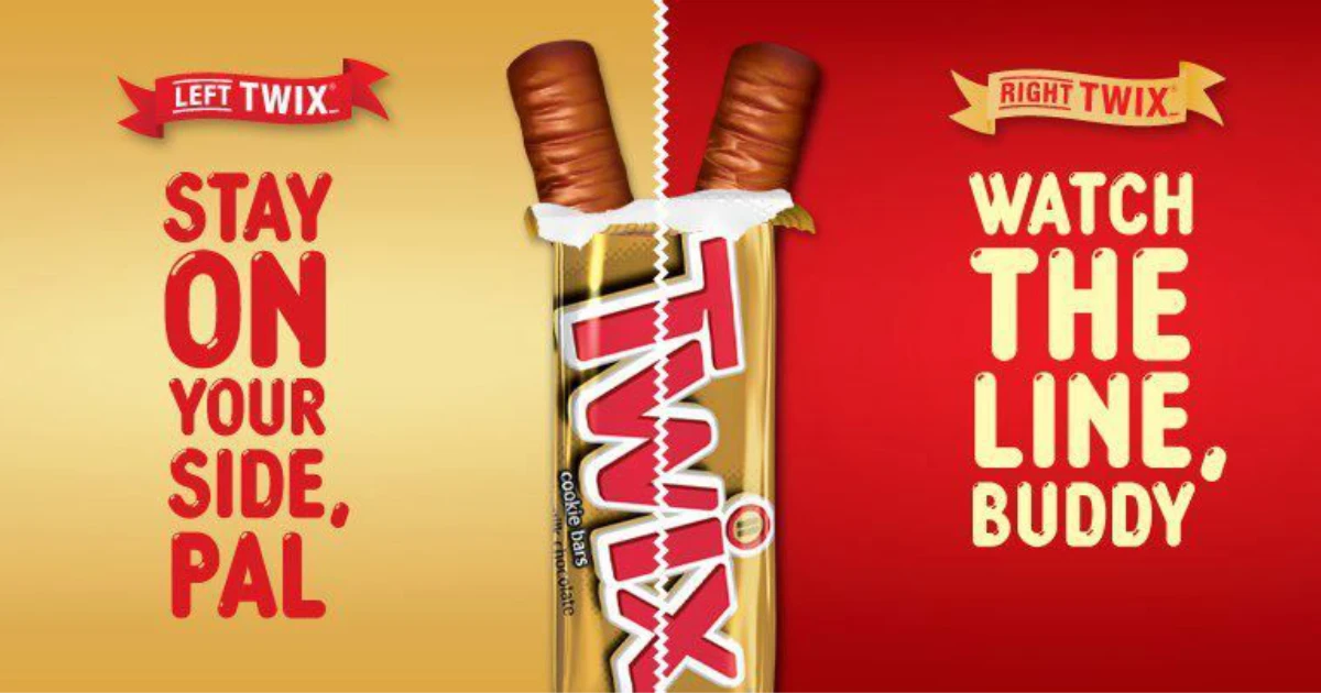 Mars, Inc. Twix Pick A Side Ad