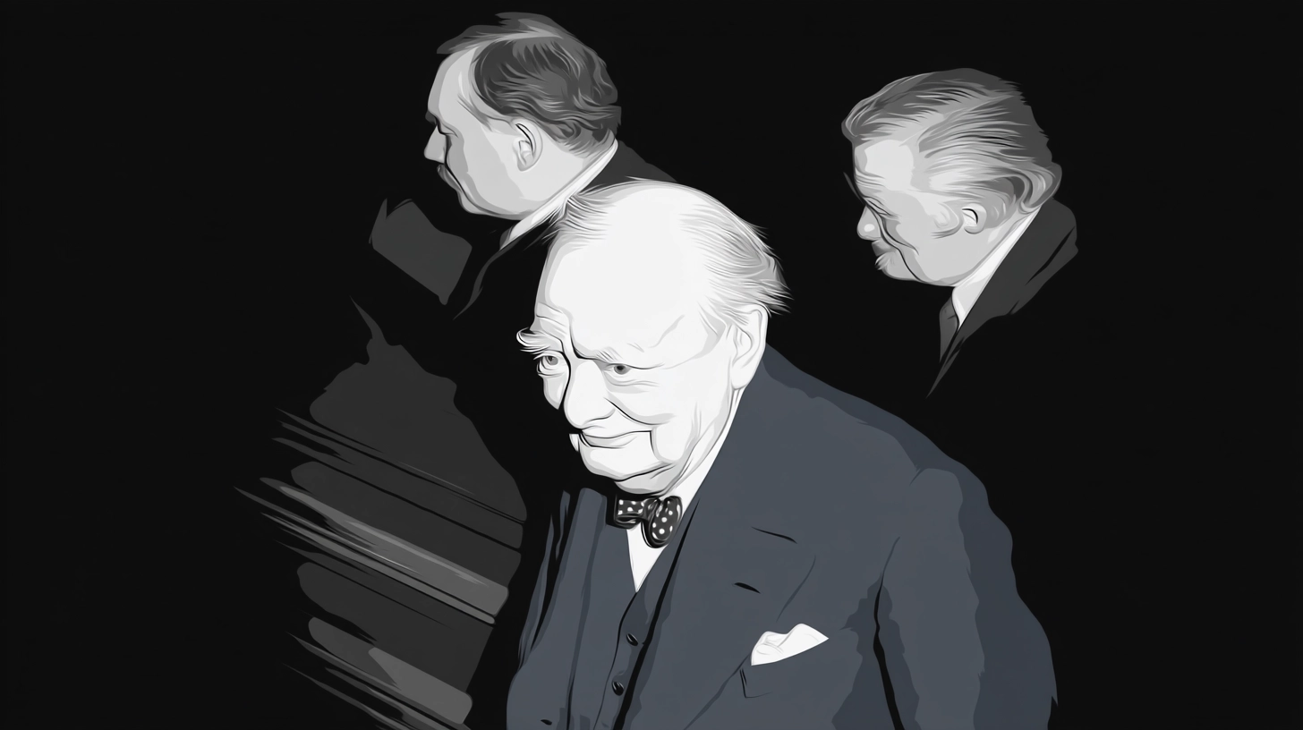 WINSTON CHURCHILL RESIGNS