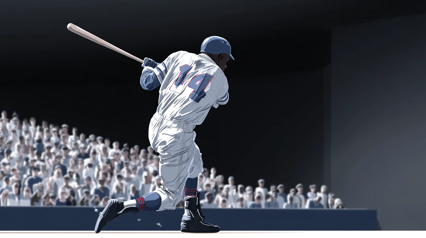 HANK AARON SURPASSES BABE RUTHS HOME RUN RECORD