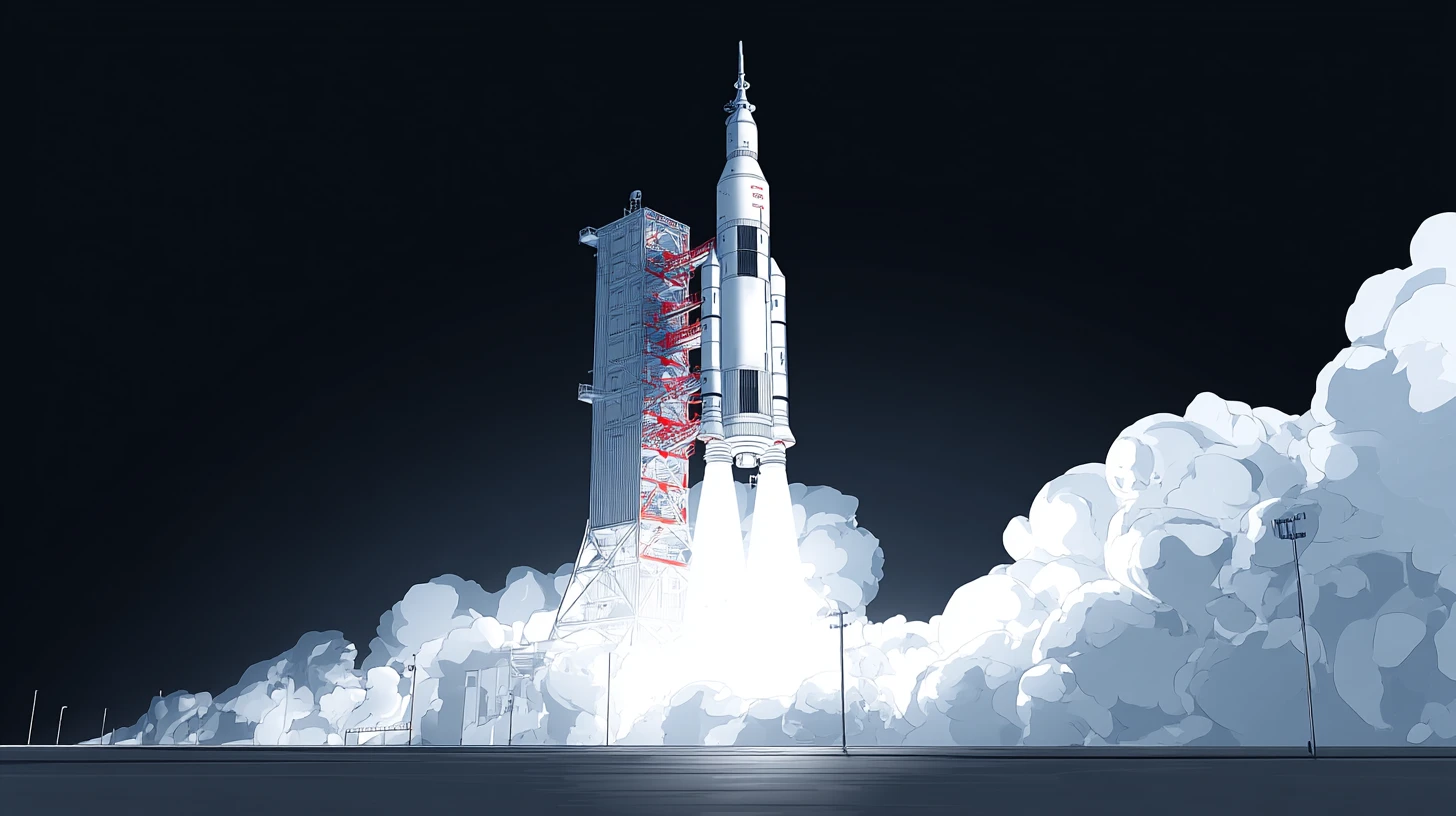 LAUNCH OF APOLLO 13
