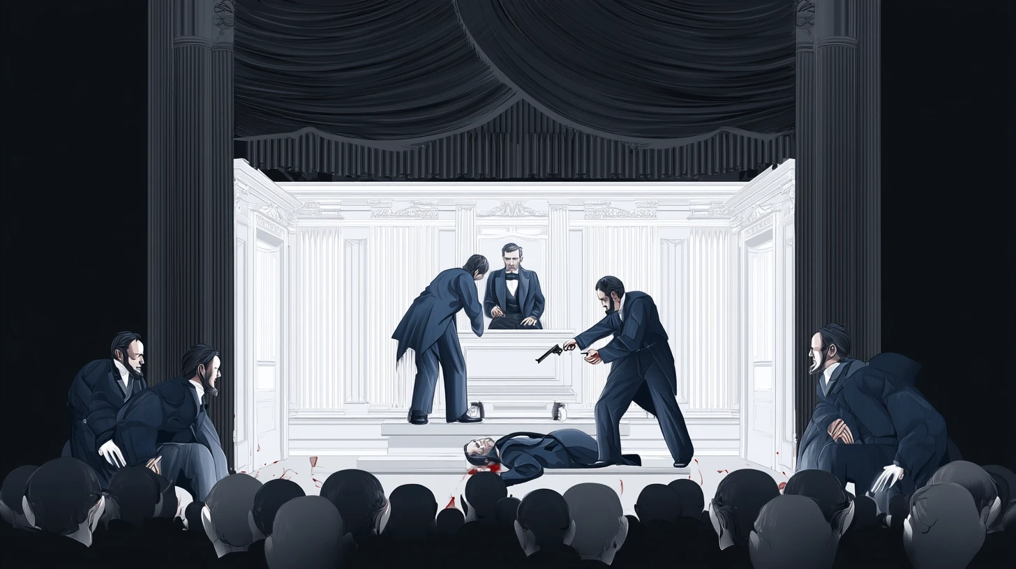 PRESIDENT ABRAHAM LINCOLN IS ASSASSINATED