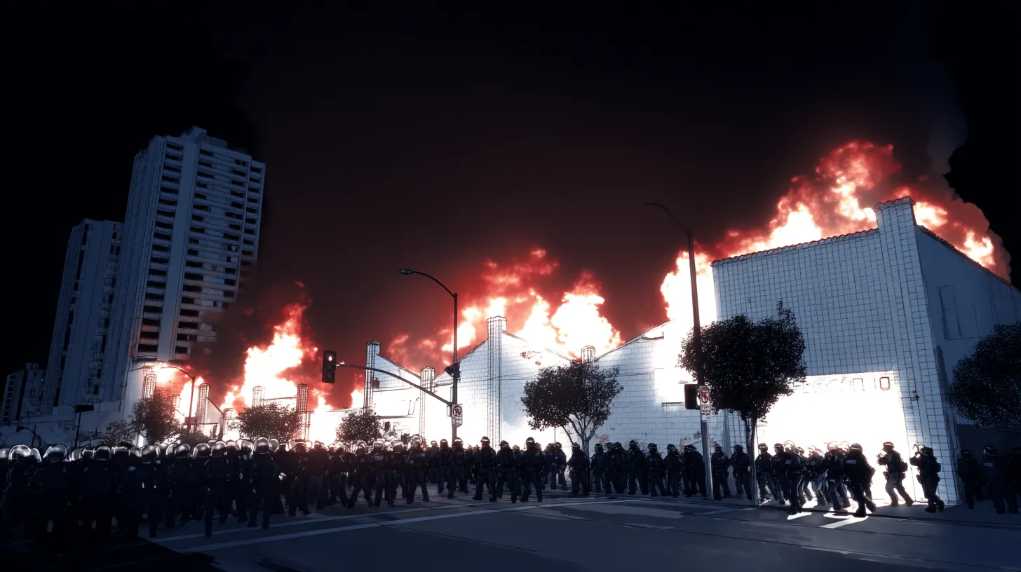 LOS ANGELES BURNED