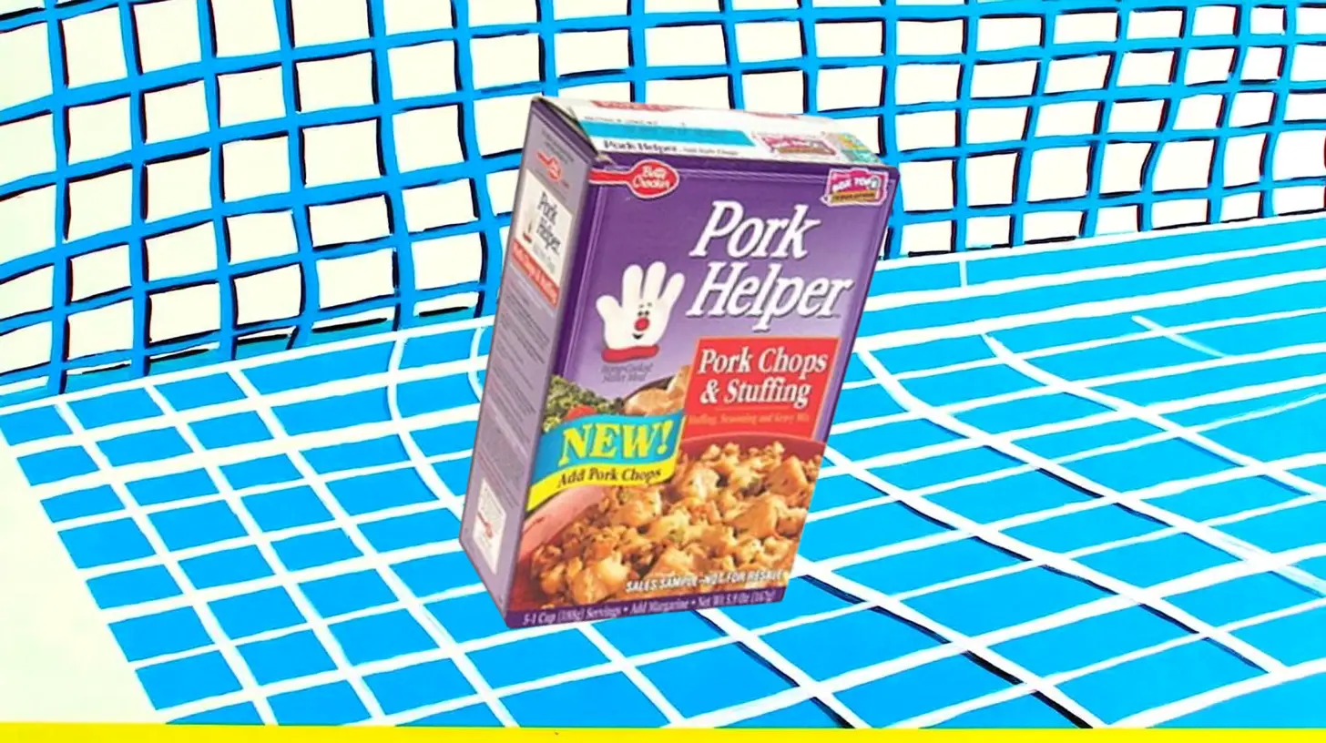 Betty Crocker Pork Helper Pork Chops and Stuffing box