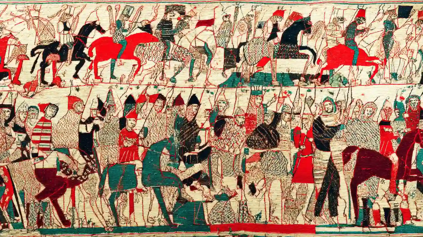 A Missing Section Of The The Bayeux Tapestry
