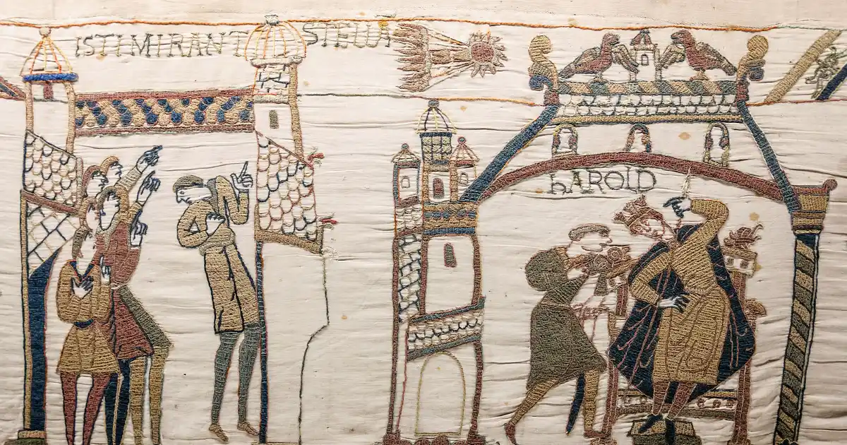 Bayeux Tapestry Halley S Comet