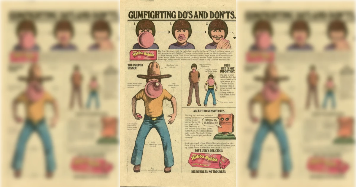 Hubba Bubba 1979 Ad