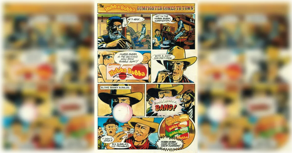 Hubba Bubba Gumfighter Ad