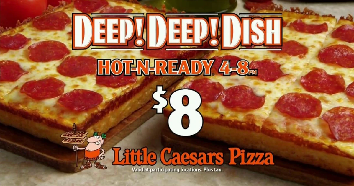 Little Caesars Deep Deep Dish Pizza