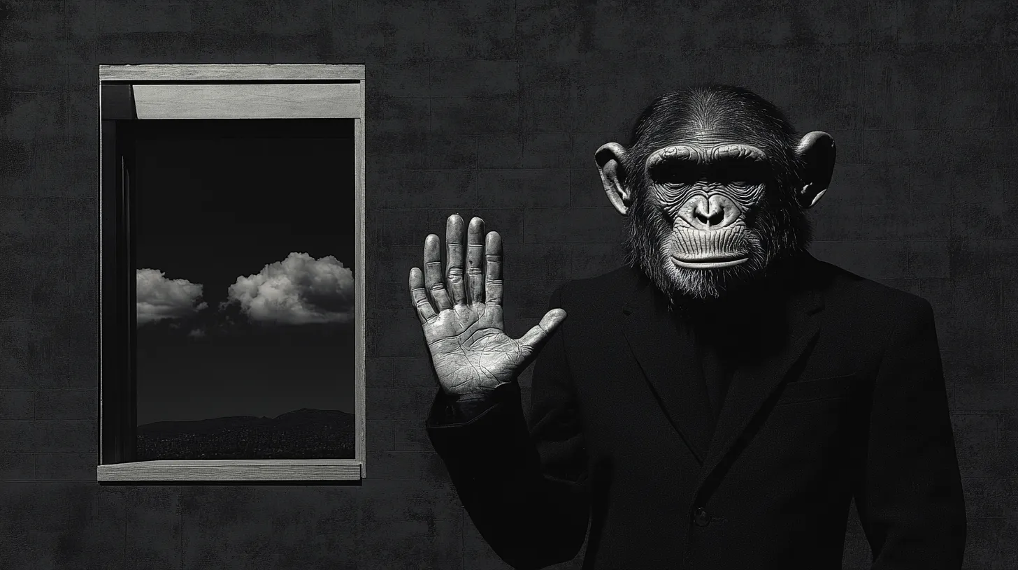 NIM CHIMPSKY Sign Language Chimp