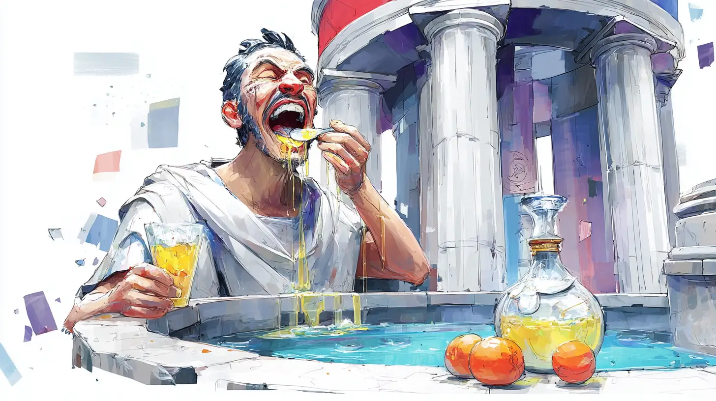 Ancient Romans Using Urine