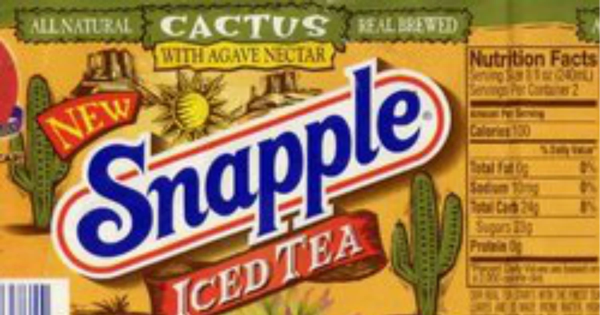Snapple Cactus Iced Tea