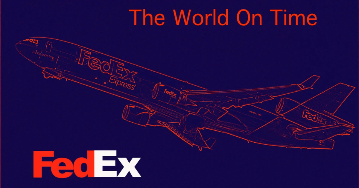 FedEx The World On Time Fedex Slogan