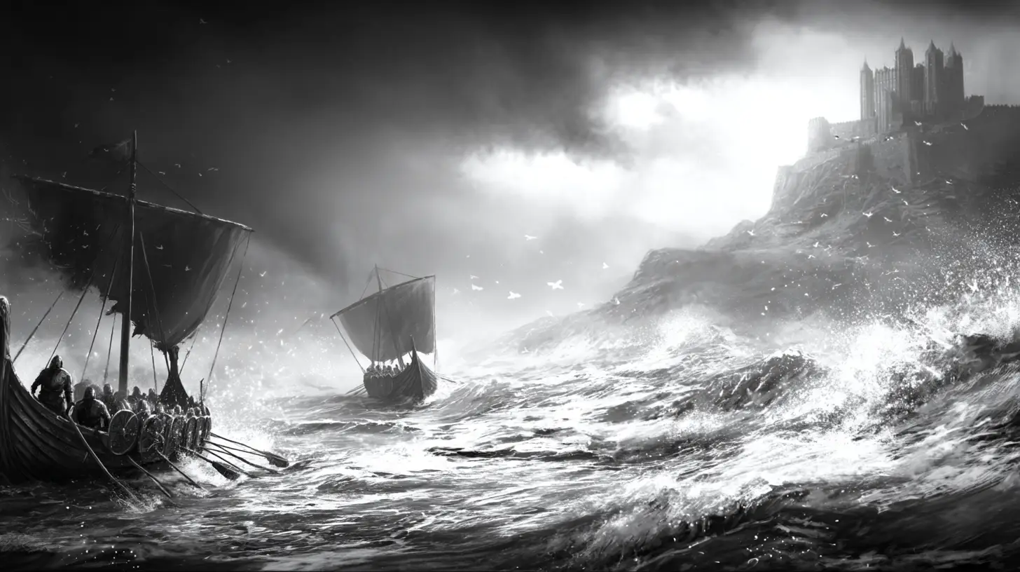 © History Oasis Viking Raid On Lindisfarne