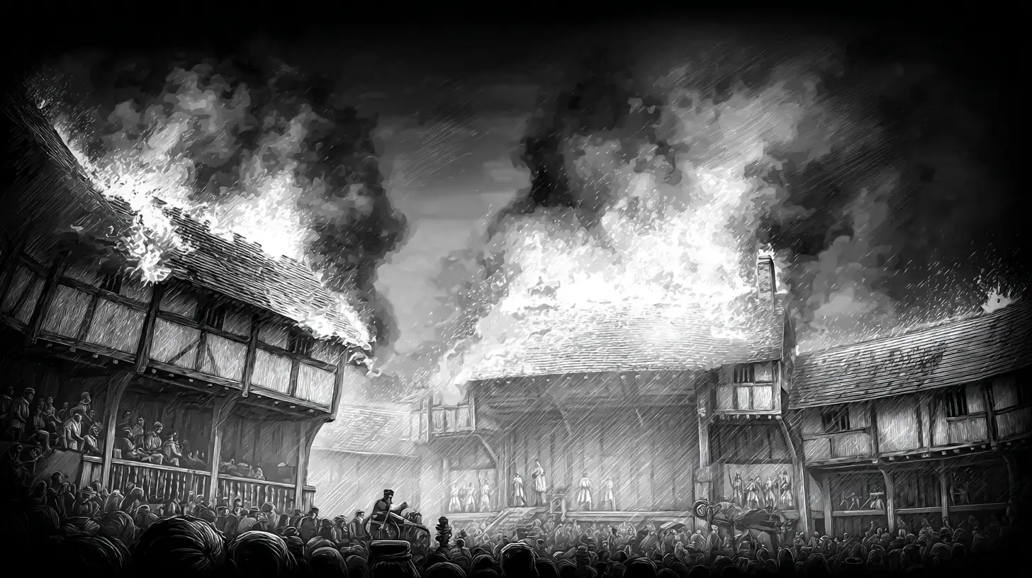 © History Oasis Globe Theatre Fire