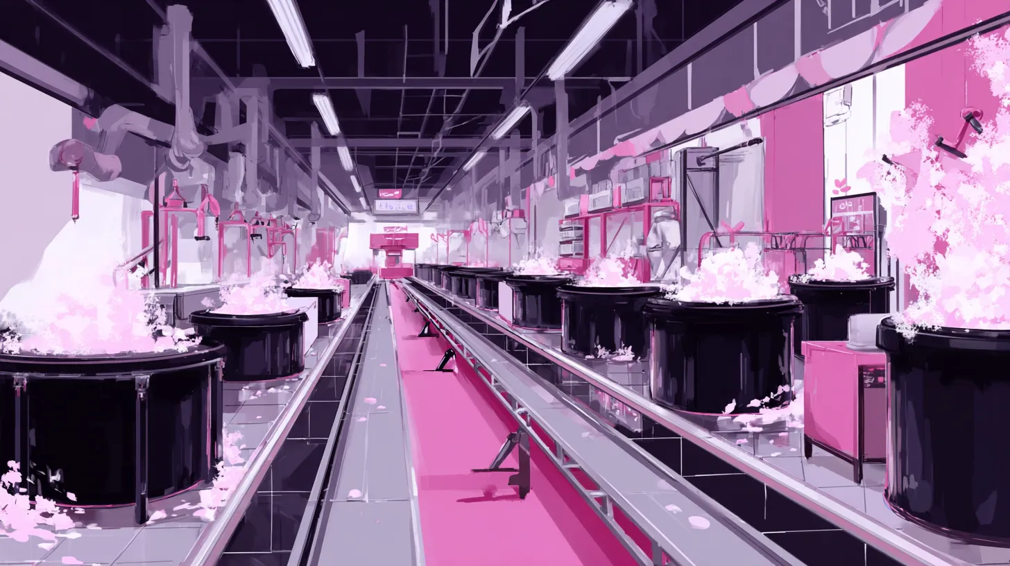Automated Cotton Candy Factory