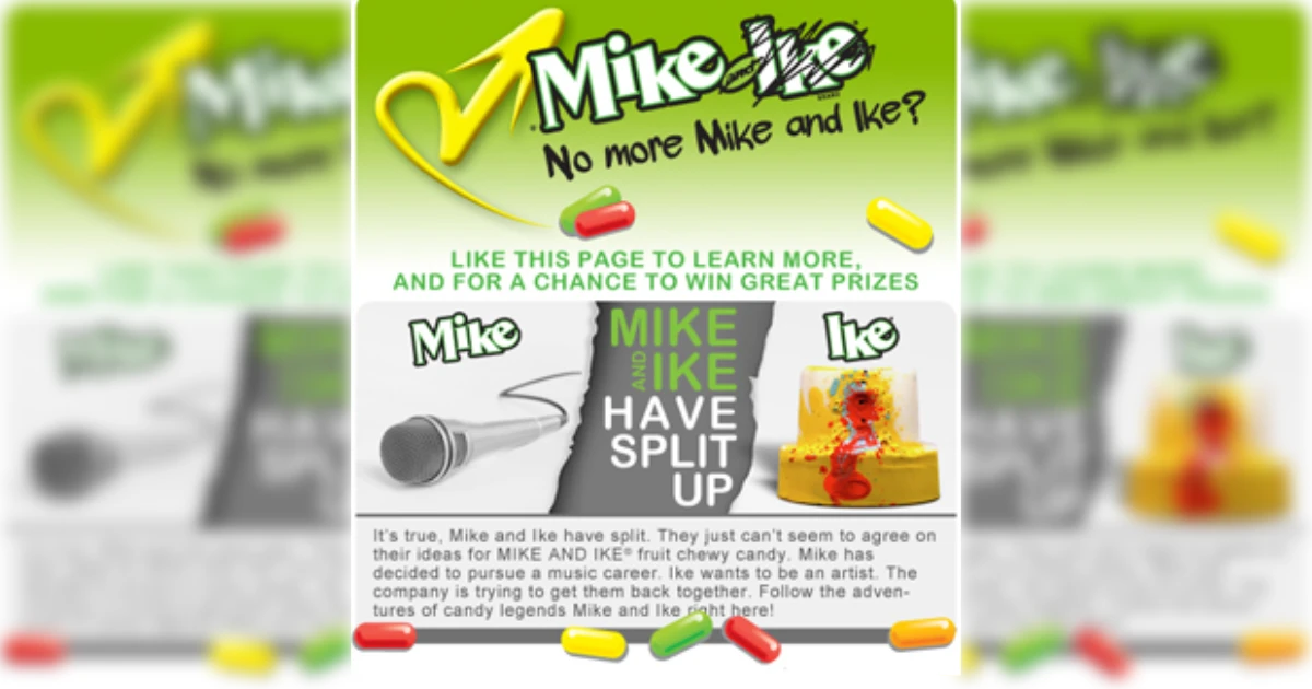 Mike And Ike Split Up Campaign