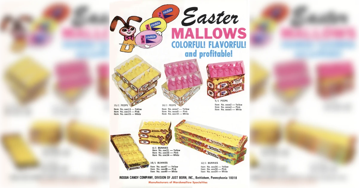 Vintage Peeps Ad