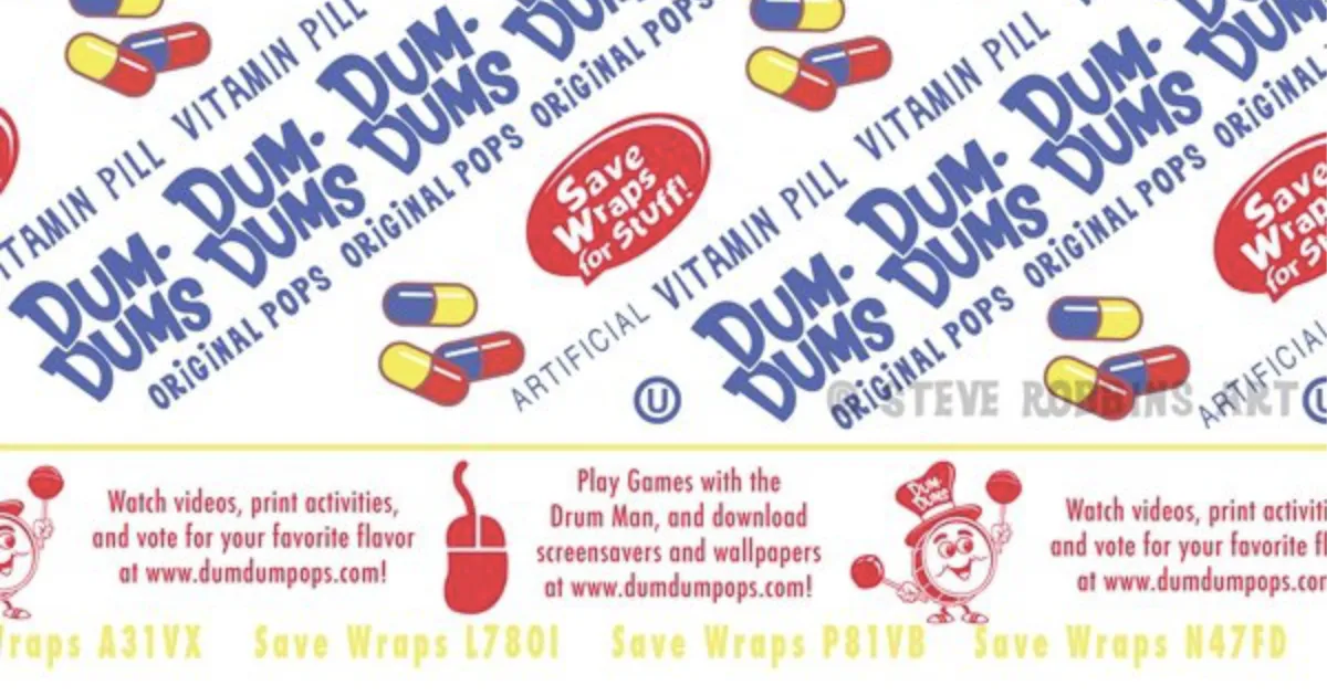 Dum Dums Save The Wraps
