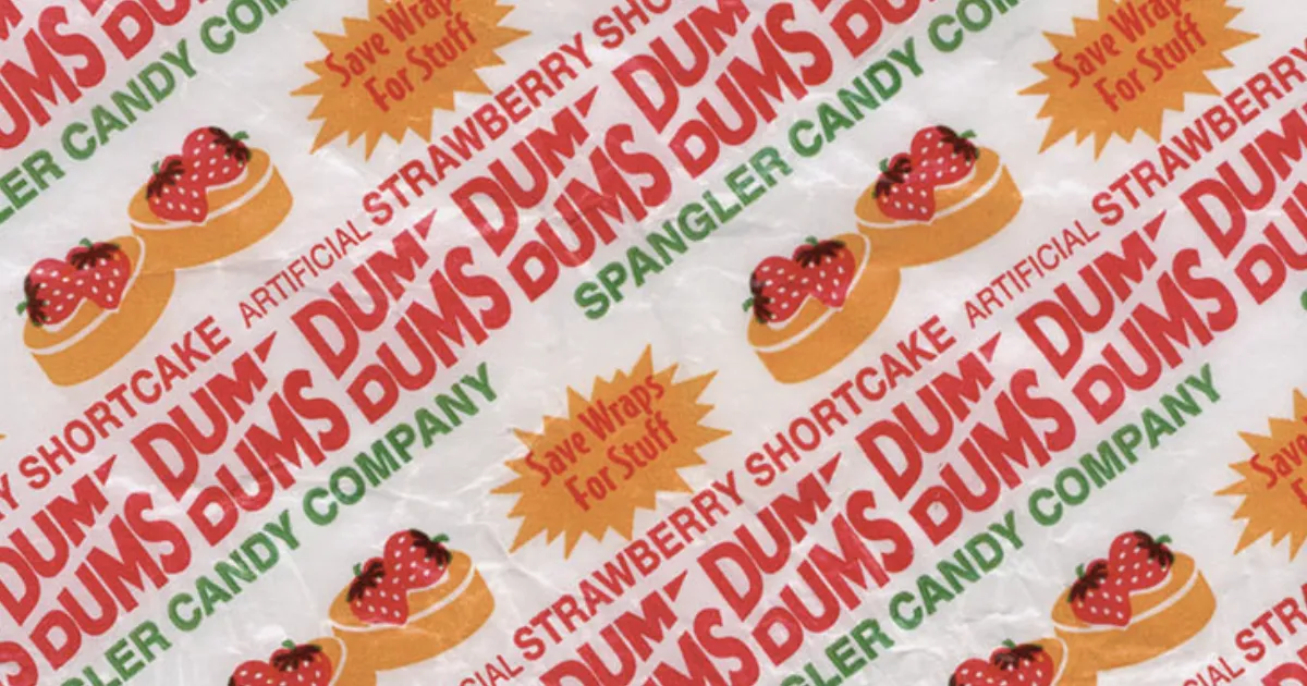 Dum Dums Stawberry Cheesecake