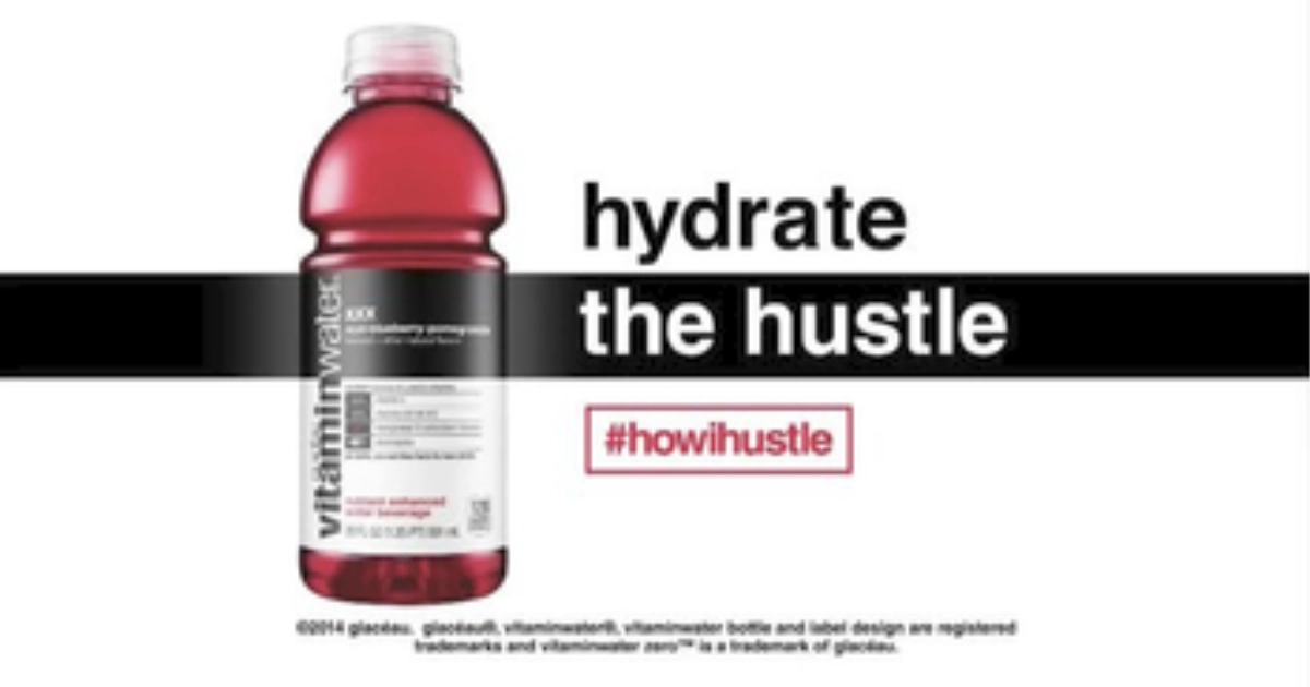 Vitaminwater Hydrate The Hustle